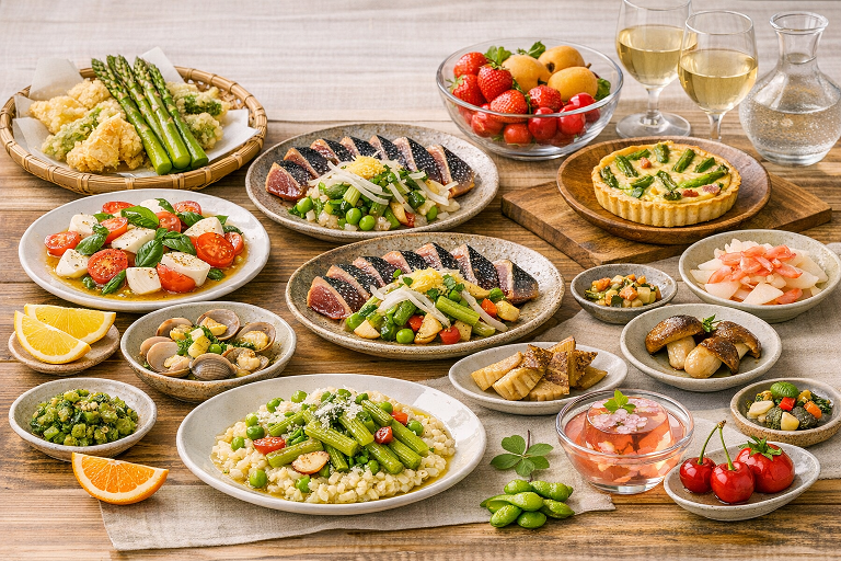 5月の旬な食材（雑学＋豆知識＋エピソード＋レシピ）