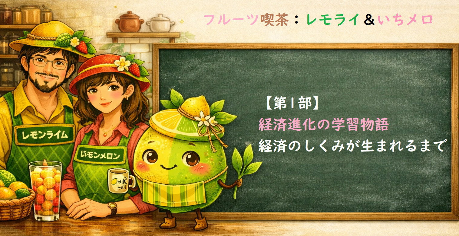 【第1部】経済進化の学習物語:経済のしくみが生まれるまで