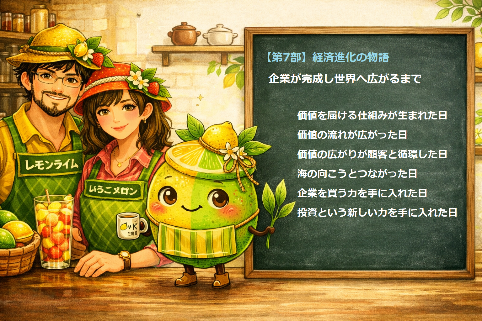 第7部,経済進化の物語,企業が完成し世界へ広がるまで